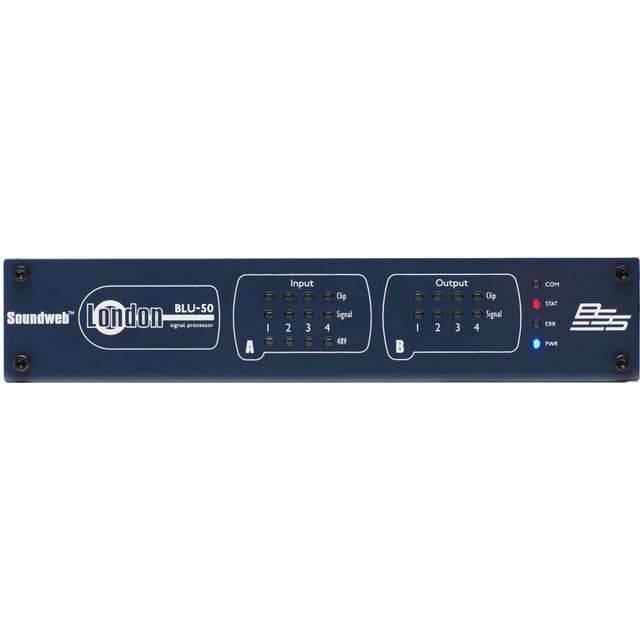 BSS Soundweb London BLU-50 Networked Signal Processor 4 In 4 Out