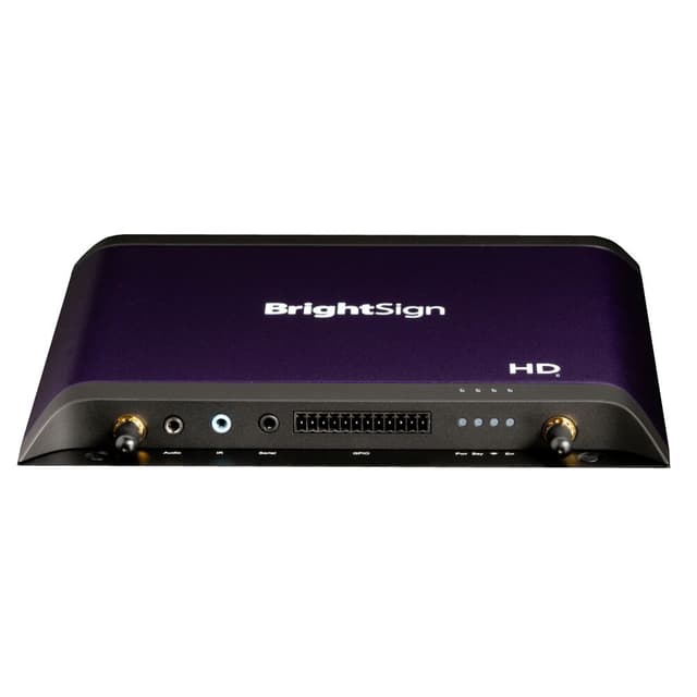 BrightSign HD1026 Single 4K UHD Digital Signage Media Player with USB-A and GPIO