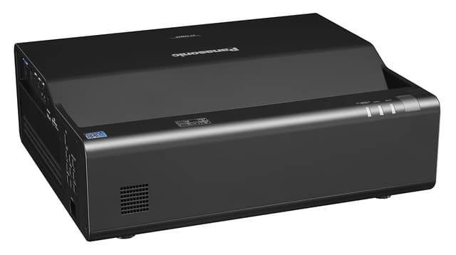 Panasonic PT-CMZ50BU 5,200-Lumen Ultra-Short-Throw Laser Golf Simulator Projector, Black